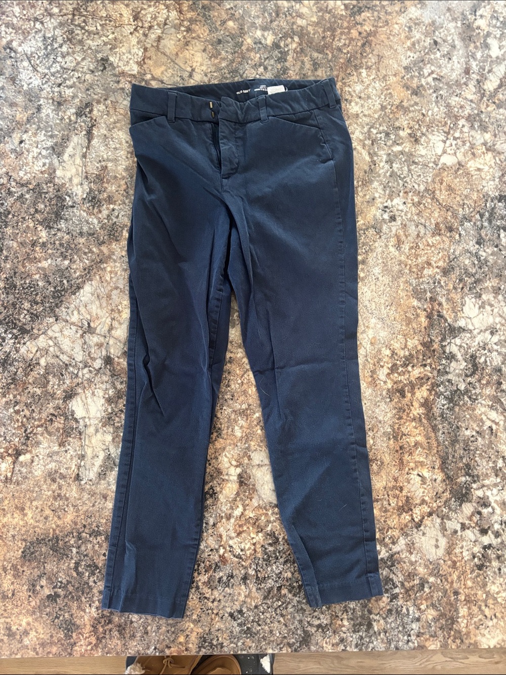 Old Navy Women's Straight Leg Jeans in Navy Blue